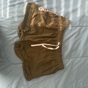 PINK Victoria Secret Green Shorts